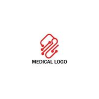 Vector of medical logo template