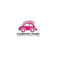 Gradient car logo template vector