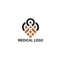 Vector of medical logo template