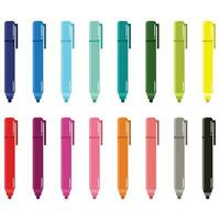 Marker Pen Clip Art Design Set vector
