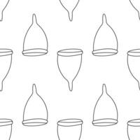 menstrual cup feminine hygiene zero wast eco vector