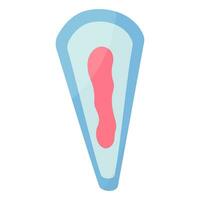 sanitary pads daily feminine hygiene cycle icon vector