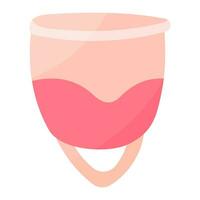 menstrual cup blood feminine hygiene zero wast vector