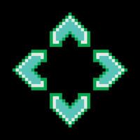 pixel cursor arrow game vector