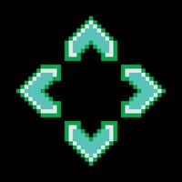 pixel cursor arrow game vector