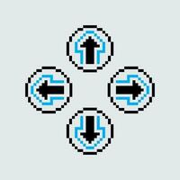 pixel cursor arrow game vector