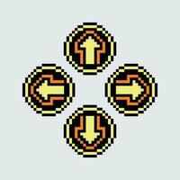 pixel cursor arrow game vector