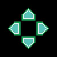 pixel cursor arrow game vector