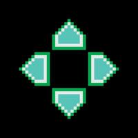 pixel cursor arrow game vector