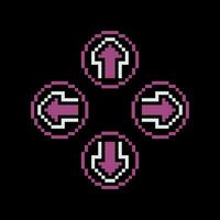 pixel cursor arrow game vector