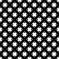 Black and white seamless abstract pattern. Background and backdrop. Grayscale ornamental design. vector