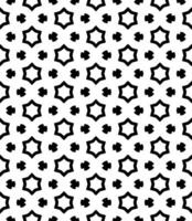 Black and white seamless abstract pattern. Background and backdrop. Grayscale ornamental design. vector