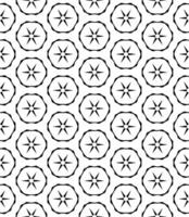 Black and white seamless abstract pattern. Background and backdrop. Grayscale ornamental design. vector