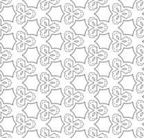 Black and white seamless abstract pattern. Background and backdrop. Grayscale ornamental design. vector