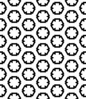 patrón abstracto sin costuras en blanco y negro. fondo y telón de fondo. diseño ornamental en escala de grises. vector