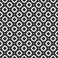 Black and white seamless abstract pattern. Background and backdrop. Grayscale ornamental design. vector