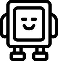 this icon or logo robots icon or other where it explains the technological and thing results that can help human work or as children's toys or other and be used for web,  design vector