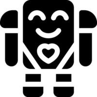 this icon or logo robots icon or other where it explains the technological and thing results that can help human work or as children's toys or other and be used for web,  design vector