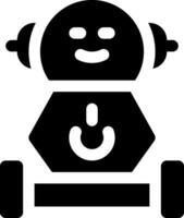 this icon or logo robots icon or other where it explains the technological and thing results that can help human work or as children's toys or other and be used for web,  design vector