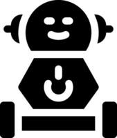 esta icono o logo robots icono o otro dónde eso explica el tecnológico y cosa resultados ese lata ayuda humano trabajo o como para niños juguetes o otro y ser usado para web, diseño vector