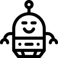 this icon or logo robots icon or other where it explains the technological and thing results that can help human work or as children's toys or other and be used for web,  design vector