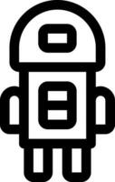 this icon or logo robots icon or other where it explains the technological and thing results that can help human work or as children's toys or other and be used for web,  design vector