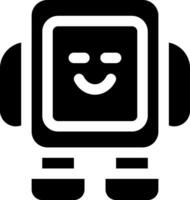 esta icono o logo robots icono o otro dónde eso explica el tecnológico y cosa resultados ese lata ayuda humano trabajo o como para niños juguetes o otro y ser usado para web, diseño vector