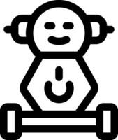 this icon or logo robots icon or other where it explains the technological and thing results that can help human work or as children's toys or other and be used for web,  design vector