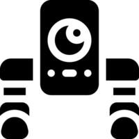 this icon or logo robots icon or other where it explains the technological and thing results that can help human work or as children's toys or other and be used for web,  design vector