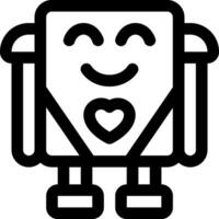 this icon or logo robots icon or other where it explains the technological and thing results that can help human work or as children's toys or other and be used for web,  design vector