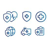 Medical icons vector