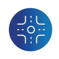 traffic icon vector