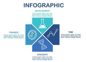 Business data visualization. Process chart. Abstract elements of graph, diagram with steps, options, parts or processes. Vector business template for presentation. Creative concept for infographic