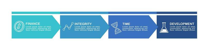 Business data visualization. Process chart. Abstract elements of graph, diagram with steps, options, parts or processes. Vector business template for presentation. Creative concept for infographic