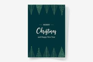 Christmas greeting card with unique ornaments vector