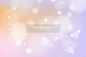 Bokeh shining light background vector