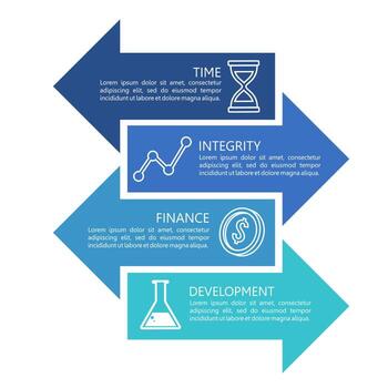 Business data visualization. Process chart. Abstract elements of graph, diagram with steps, options, parts or processes. Vector business template for presentation. Creative concept for infographic