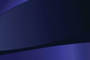 Abstract dark blue purple gradient background with curves. Vector illustration