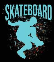 skateboard free style design illustration vector