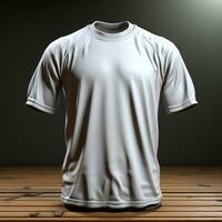 AI generated 3D model of men's t-shirt photo