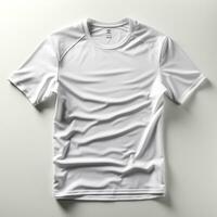 AI generated 3D model of men's t-shirt photo