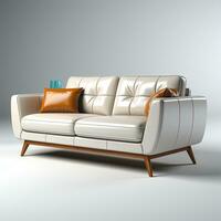 AI generated 3d model of sofa photo