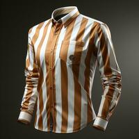 AI generated 3D model of juba shirt photo