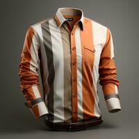 AI generated 3D model of juba shirt photo