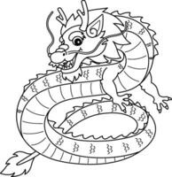 Year of the Dragon Dancing Dragon Isolated vector