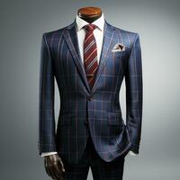 AI generated 3D model of men's suit photo