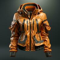 AI generated 3d model of women's jacket photo