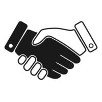 handshake vector icon