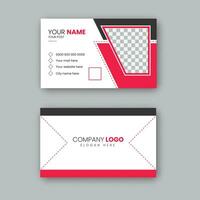 Modern creative business card design template. vector