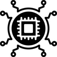 solid icon for soc vector